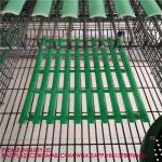 Green Color 40*27cm Rabbit Slat Floor Chicken Plastic Slat Floor Poultry Farm