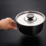 High Quality 304 Stainless Steel Outdoor Cooking Pot Set Camping Cookware Set
