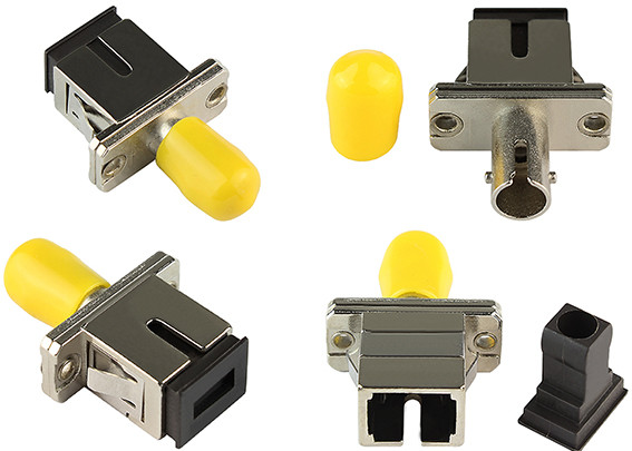 High Reliability Fiber Optic Adapters SC/UPC - ST/UPC , St To Sc Fiber Adapter