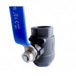 Carbon steel two-piece internal thread ball valve WCB two-piece heavy duty