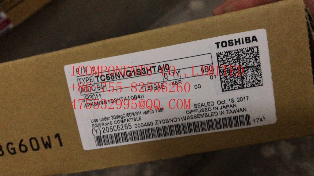 TC58NVG1S3HTAI0 I Temp in stock TC58BVG1S3HTA00 KIOXIA NAND Flash Parallel 3.3V 2G-bit 256M x 8 48-Pin TSOP-I