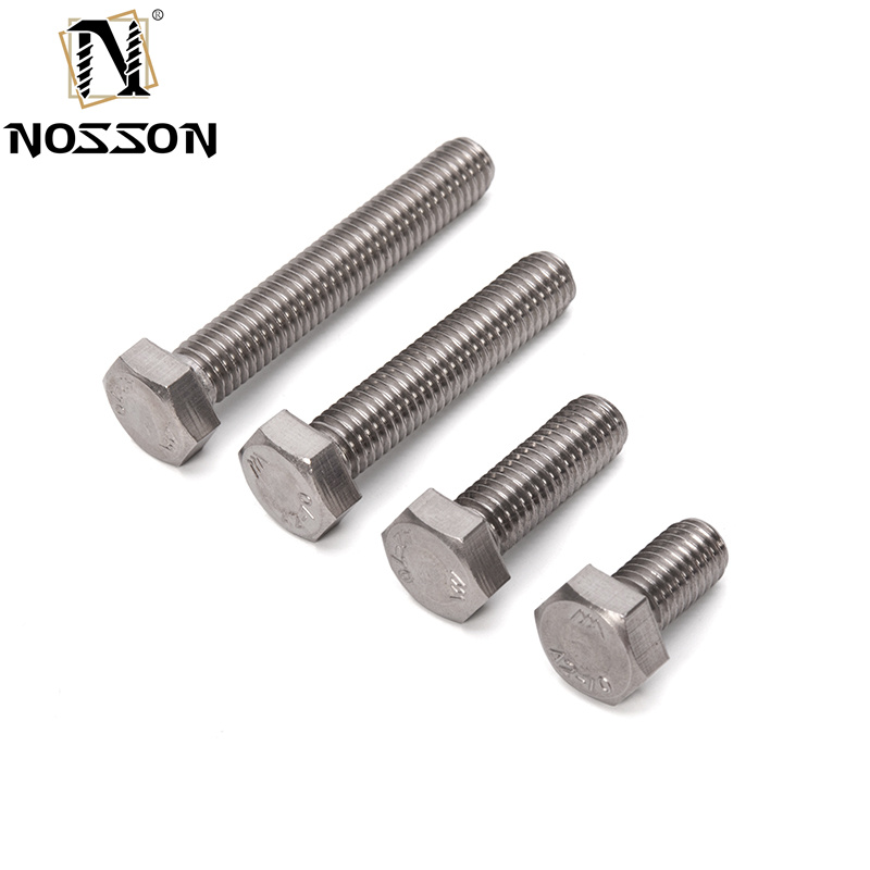 ZINC PLATED Stainless Steel Hex Bolt and Nuts Washer 304 316 for High Tensile Strength in Industrial Applications