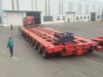 Heavy Duty 180 Tons Multi Hydraulic Axis Low Bed Semi Modular Trailer Lowbed