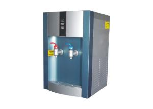 Wholesale Silver Blue Color Tabletop Hot and Cold Water Dispenser ABS Plastics Housing Material from china suppliers