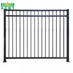 Hot Sell Wholesale Wrought Picket Top Steel Tubular Fence Garden 6 Ft Tall