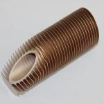 DELLOK Solid Plain High Radiator Height 10.5mm Copper Alloy Round Tubes