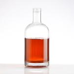 Collar Material Aluminum Plastic PP 50ml Green Brandy Whiskey 5cl Glass Bottle