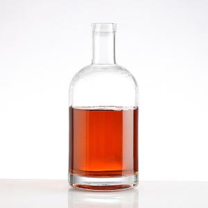 Wholesale Hot Stamping Super Flint Glass 750ml Vodka Whiskey Gin Brandy Tequila Rum Glass Bottle from china suppliers