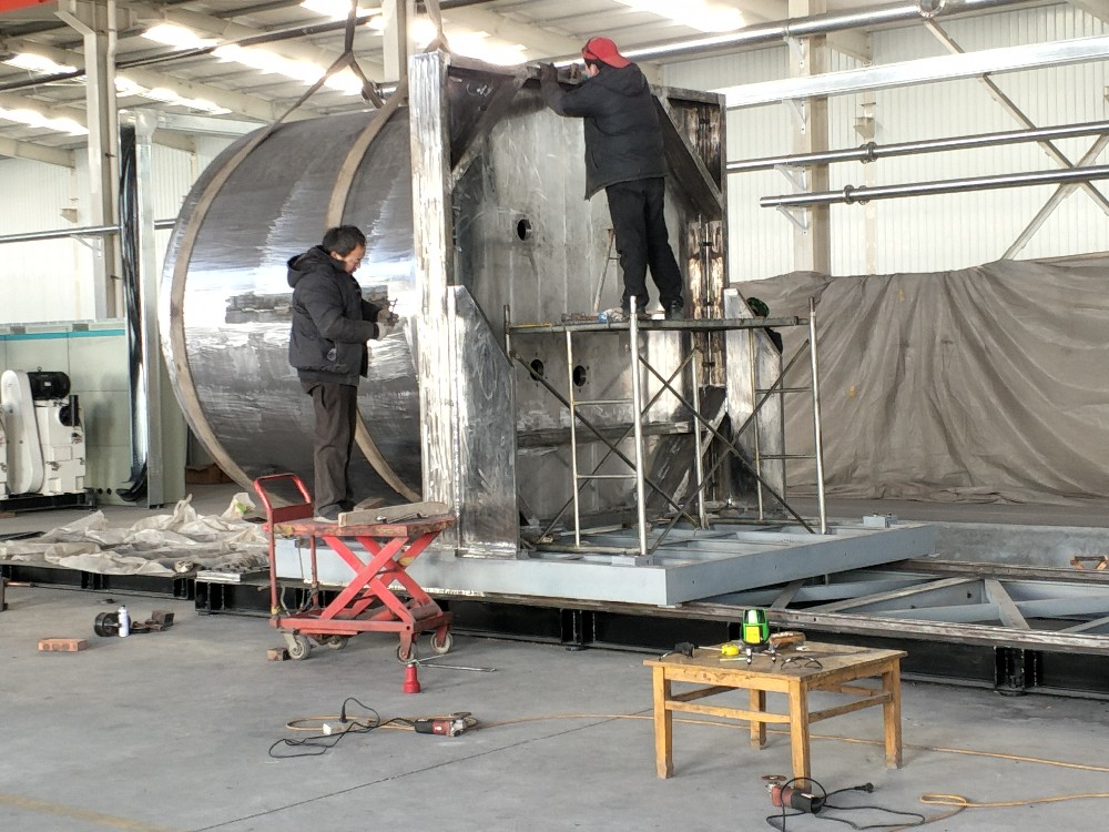 Free Span Aluminum Vacuum Metallizer for PET/CPP/BOPP/PE/PVC Films and 20000KG Weight