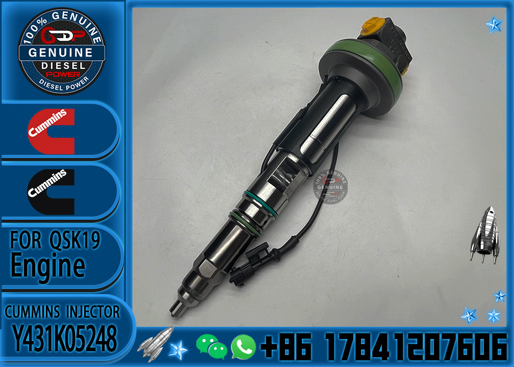 Diesel Fuel Injector F0OBLOJ018 F00BLOJ017 4964172 Y431K05248 For Cummins QSK19 QSK38 QSK50 QSK60 Engine