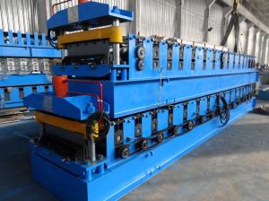 Wholesale Custom Metal Roof Roll Forming Machine , PU Sandwich Panel Top &amp; Bottom Sheet Roll Former from china suppliers