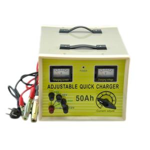 Wholesale AC 110V 220V DC 12V 100Ah 24V AGM Battery Charger Lead Acid 50A 36V 48V Battery Charger from china suppliers