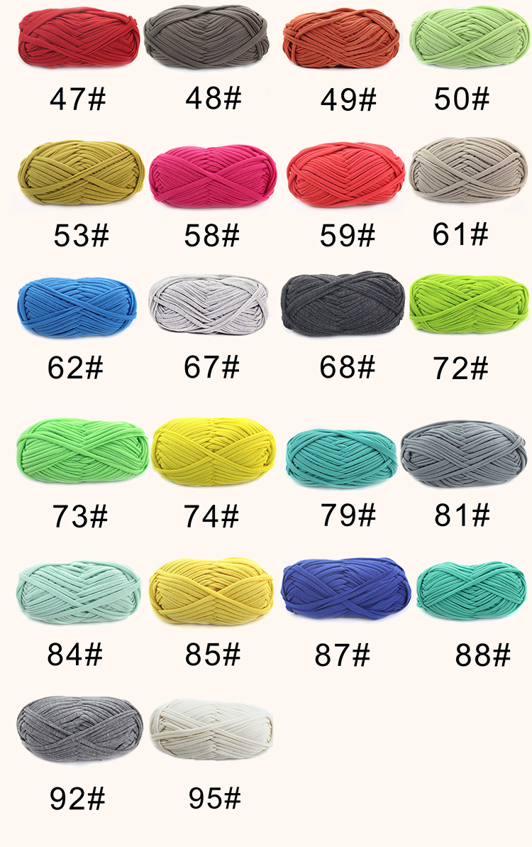 T Shirt Hand Arm Knit Yarn Blended Chunky Merino Wool Polyester Thick Crochet Yarn