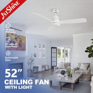 Wholesale Home Office 1stshine Solid Wood Blade Ceiling Fan with AC Energy Saving and LED Lights from china suppliers