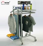 MOQ 20pcs Clothing Store Fixtures Factory Price Metal Clothing Rack For Retail