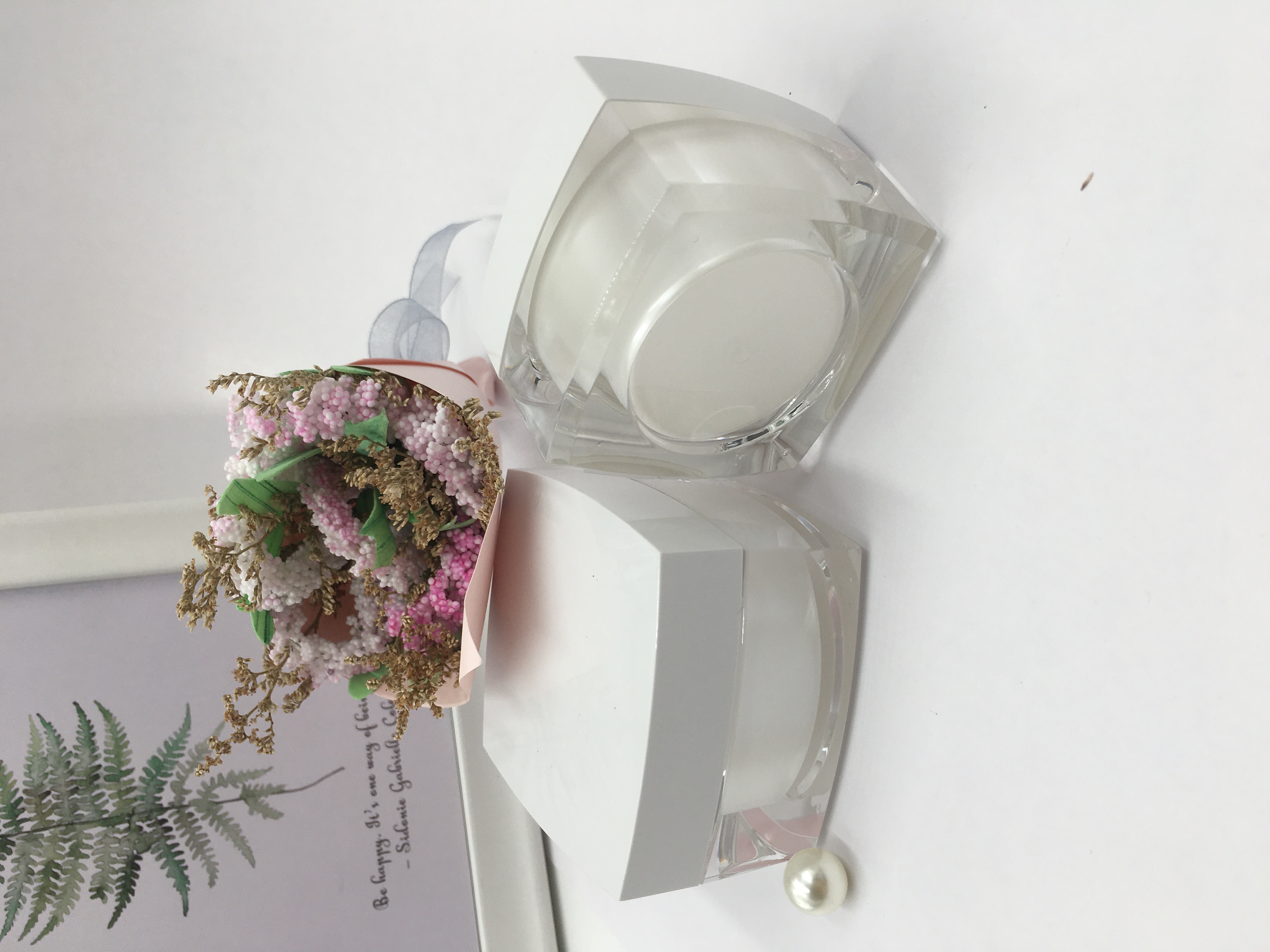 Mini Jar With Lid Acrylic Custom Cosmetic Jar Empty Cosmetic Jar Container
