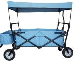 Removable Canopy Heavy Duty Outdoor Wagon Carts for Beach Shopping Picnic