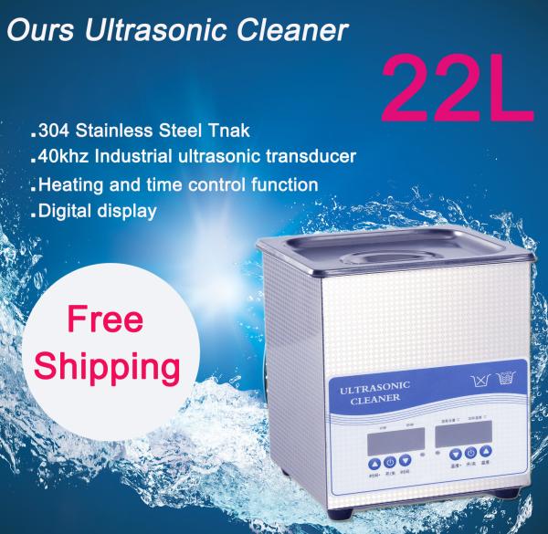 100W Electric Desktop Ultrasonic Jewellery Cleaner , 40KHZ Heated Ultrasonic