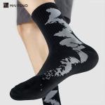 Unisex Colorful Breathable Custom Men Socks Anti Bacterial Cotton Crew Socks