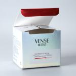 Cheap white paperboard cosmetic paper box packaging logo printing