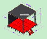 Speed Roof Truss Aluminum Collapsible Live Concert Stage Platform System