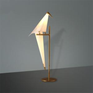 Wholesale Art Deco Bird Paper Floor lamp Bedroom Studio living room lamp stand origami light(WH-MFL-21) from china suppliers