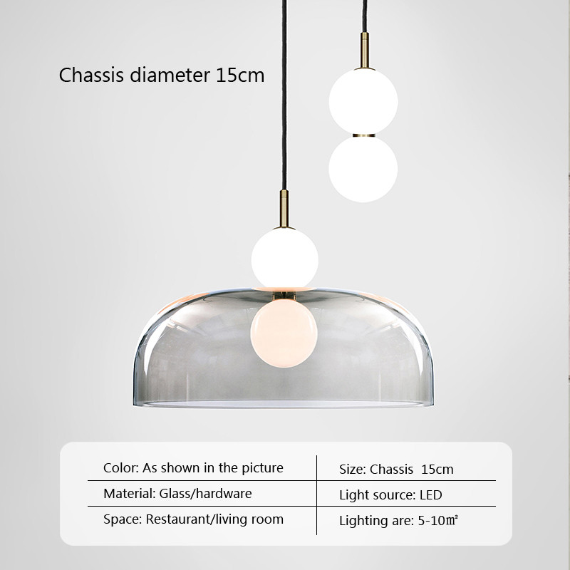 Glass Pendant Light Post-modern Pendant Lamp Bedside Living Room stairwell pendant lights(WH-AP-559)