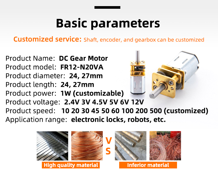 Explosion Proof DC Worm Gear Motor High Torque 6V Brushed Dc Gear Motor