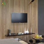 Spot Goods Modern 3D Mdf Acoustic Wall Panel Eco-Friendly Interior Decoration