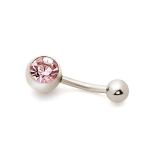 20 colors rhinestone belly rings 316L stainless steel belly rings