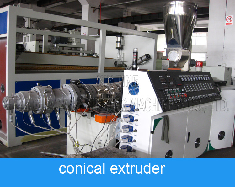 UPVC CPVC 120kg/H 55kw Pvc Pipe Production Line