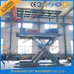 5T 3M Hydraulic Car Lift for Home Garage Basement 2 Car Parking Scissor Lift CE