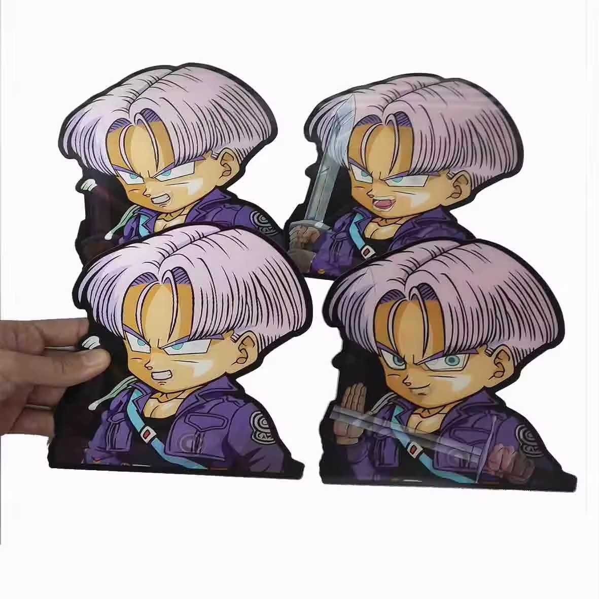 Self Adhesive PET 3d Lenticular Anime Stickers For Long Lasting Decoration