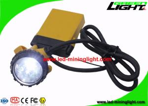 Wholesale 10.4Ah Portable Mining Cap Lights , Rechargeable High Beam Miners Helmet Light from china suppliers