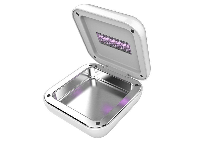 Cleaner and UV Light Travel Sanitizer Bag with USB Charged Line, Kills 99.9% Substance
