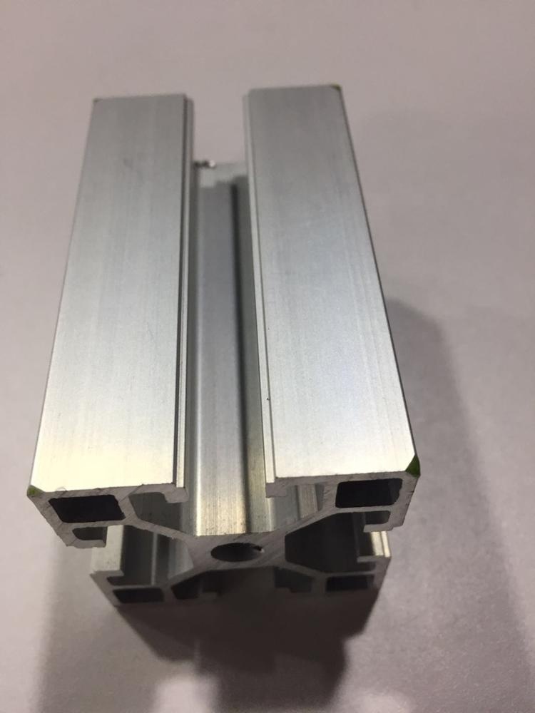 Silver Color Industrial Aluminum Extrusion T Slot Curtain Wall Profile