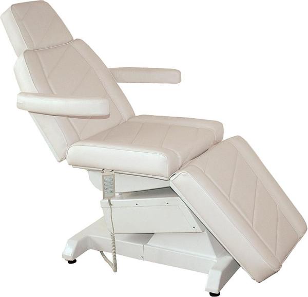 Professional Pu Massage Table Chair 3 Motors For Facial Beauty , White / Black