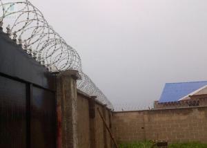 Wholesale Nigeria BTO-22 Galvanized Razor Wire Coils With Loops Paid Naira from china suppliers
