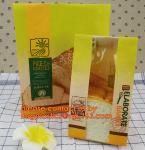 gift paper bag handle paper bag greaseproof paper bag bakery packaging
