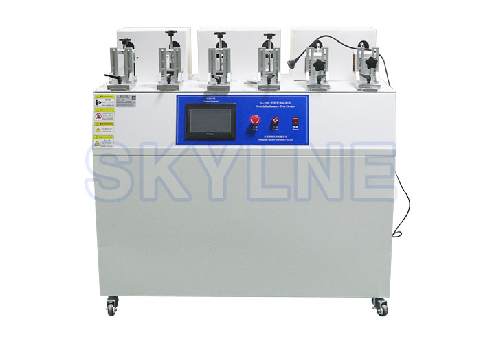 AC220V / 50Hz Customized Multi-station Six Stations Switch Endurance Tester Toy Test Machine
