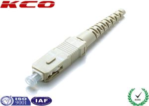 Wholesale Mutil Mode Fiber Optic Accessories , Simplex SC PC Fiber Connector Push Pull from china suppliers