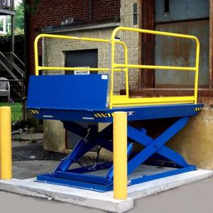 Wholesale 2000kg Hydraulic Lift Loading Dock Stationary Hydraulic Scissor Dock Lift from china suppliers