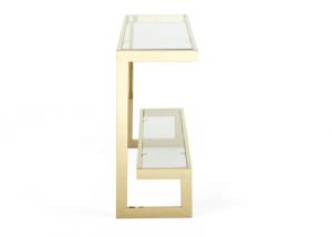 Wholesale Double Layers 30KGS 79cm Modern Glass Console Table from china suppliers