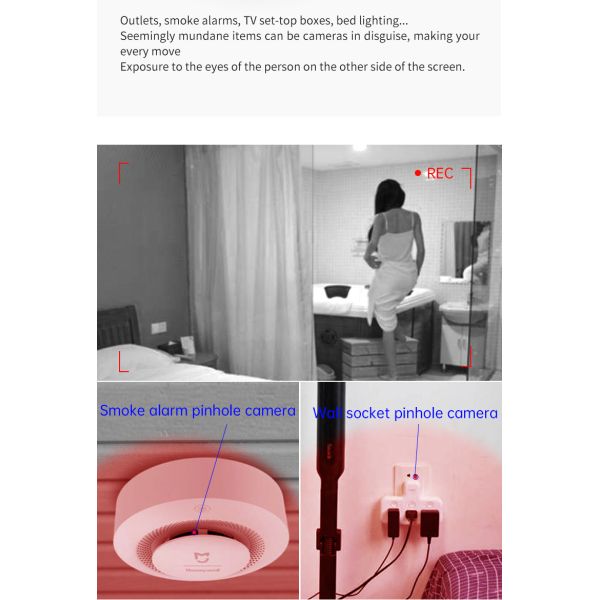 Hotel Anti Camera Protection Portable Wireless Infrared Detector with 70*38*12 Size