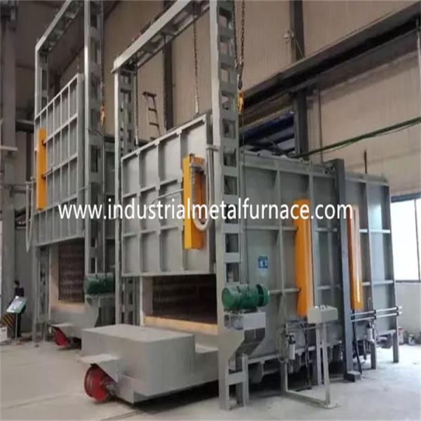 1 Zone Electrical Bogie Hearth Car Bottom Furnace , Heat Treatment Furnace 2000