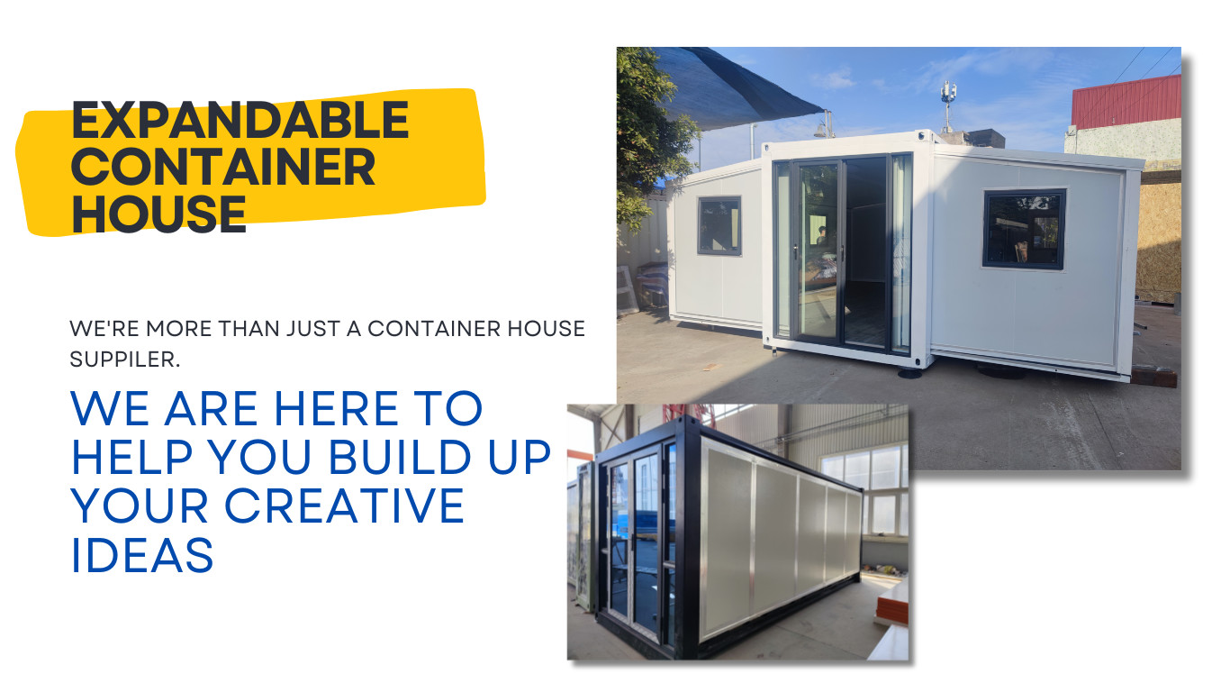 Prefabricated Expandable Container House 40ft Steel Luxury Villa Home