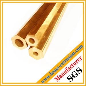 Wholesale brass hexagon hollow rod from china suppliers