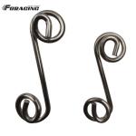 Stainless Steel Quick Turn Fasteners Foracing Dzus Spring SS 1" Grip .375 Silver