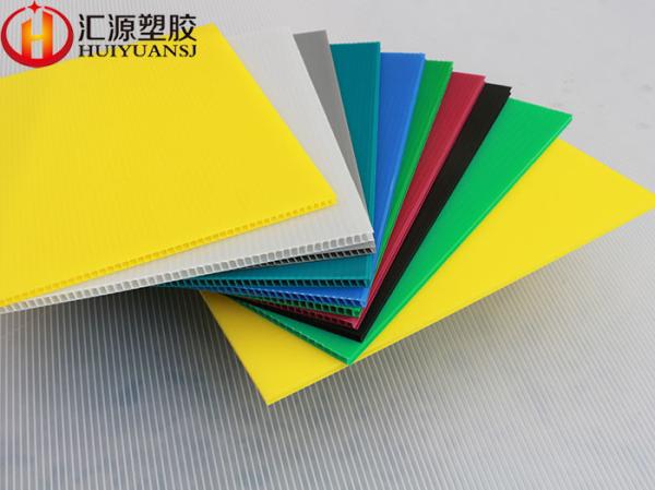 Waterproof PP Corrugated Plastic Sheets , Impact Resistant Corflute Plastic