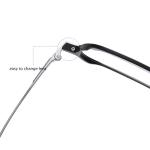 Custom Titanium Alloy Glasses Adults , Optical Aluminum Frame Glasses
